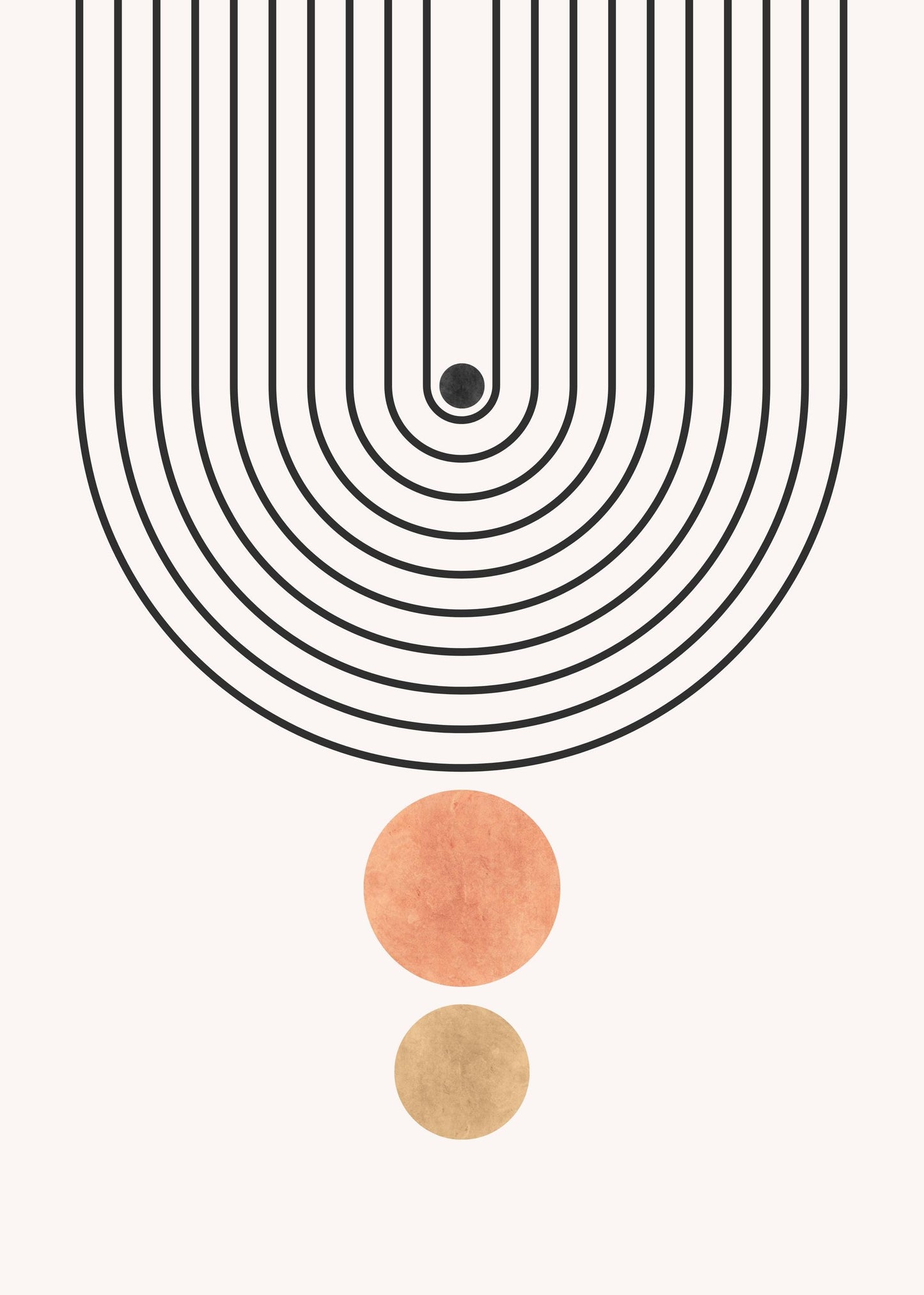 Boho Geometric Wall Art, Living room poster, Minimalist Art,  Neutral Wall Decor, Home decor, Birthday gift, Neutral print
