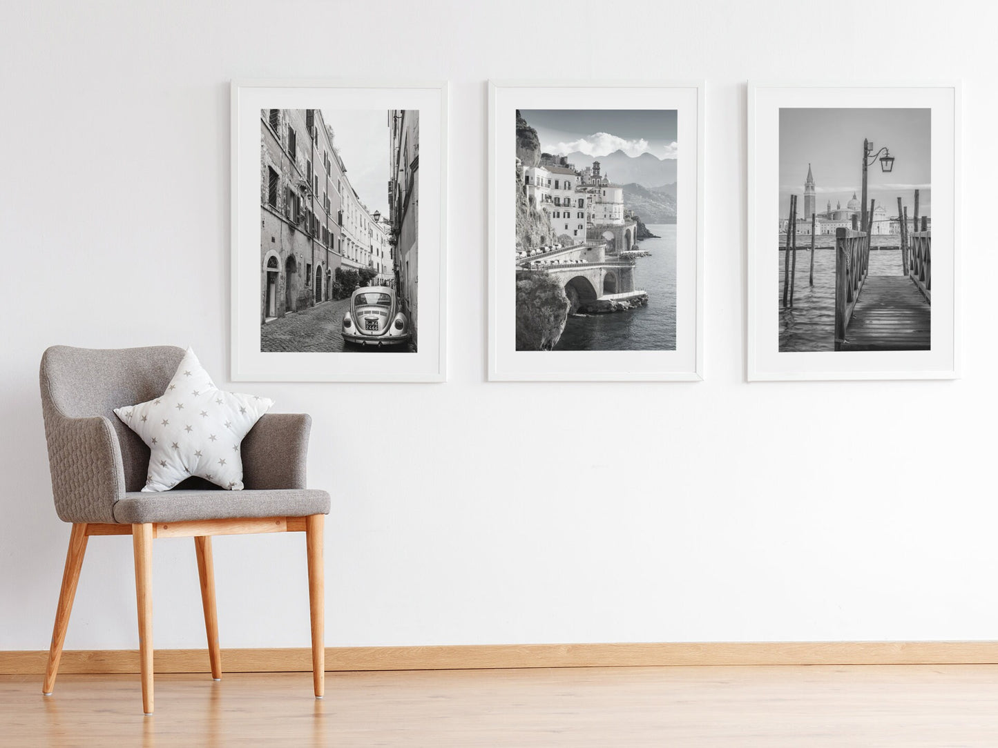 Set of 3 Italy prints