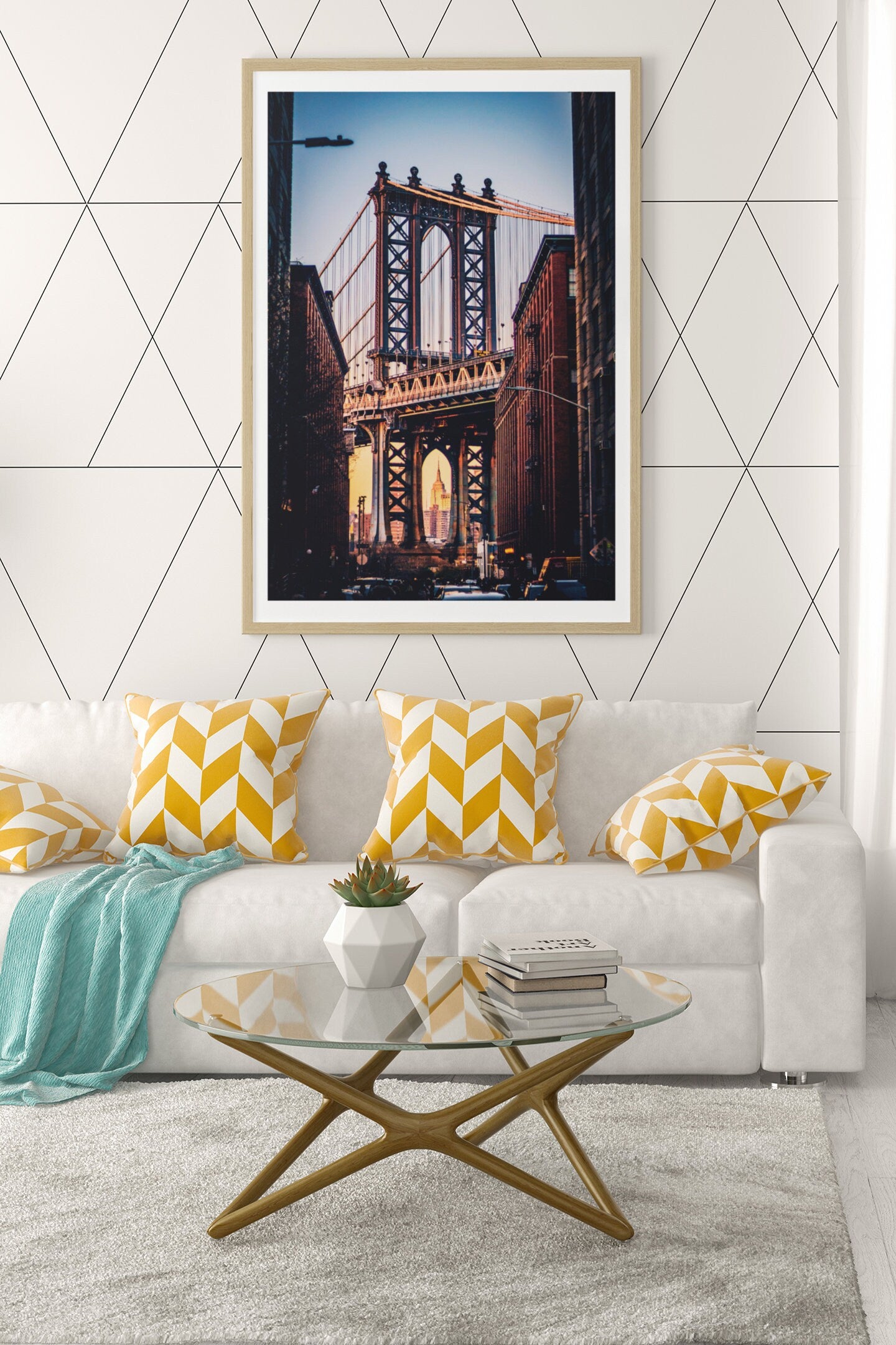 New York Brooklyn Bridge print
