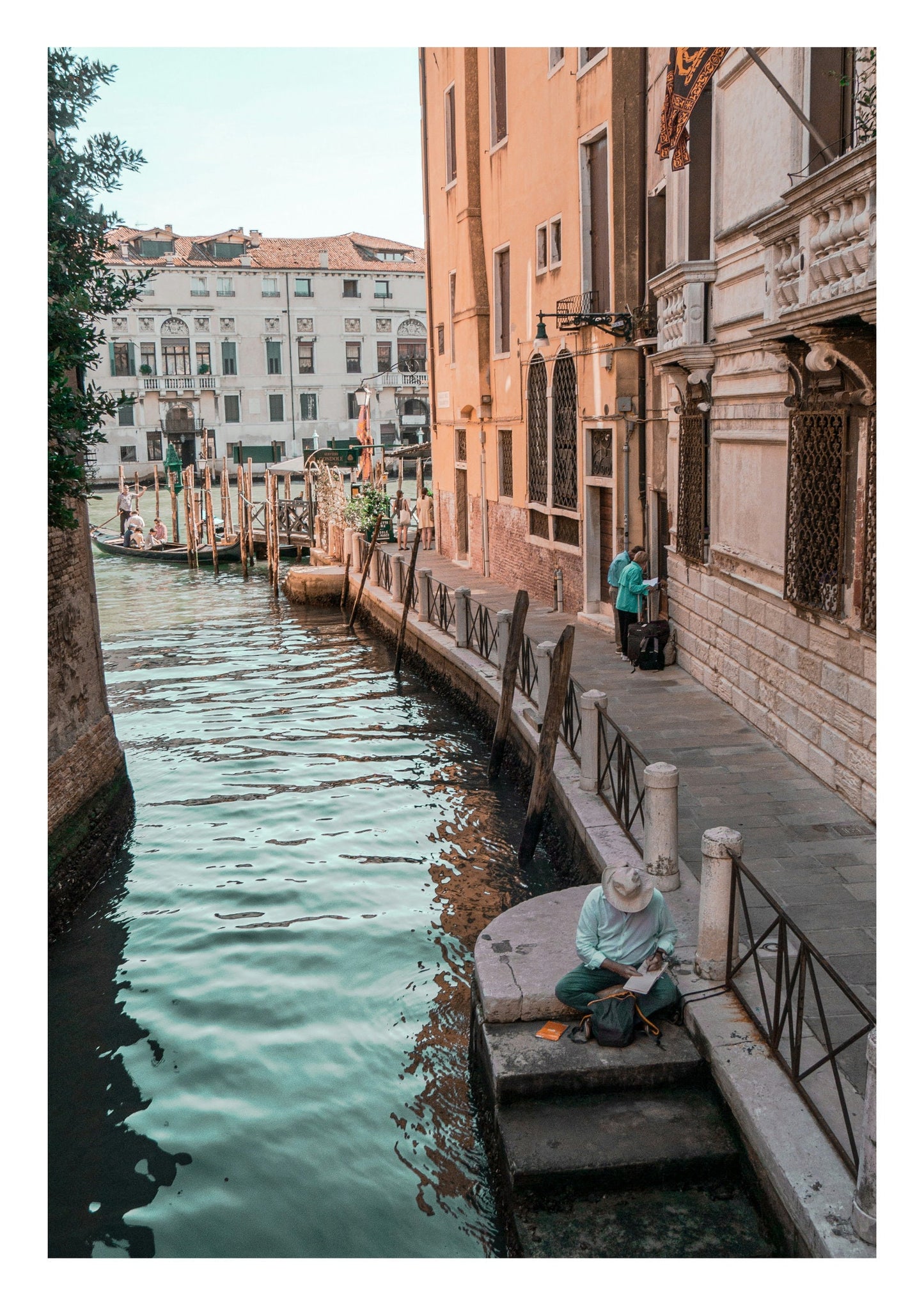 Venice print, Venetian canal gondola image, Italy print, City print, Travel print, Italy photograph, Travel poster, Wall art, Home decor
