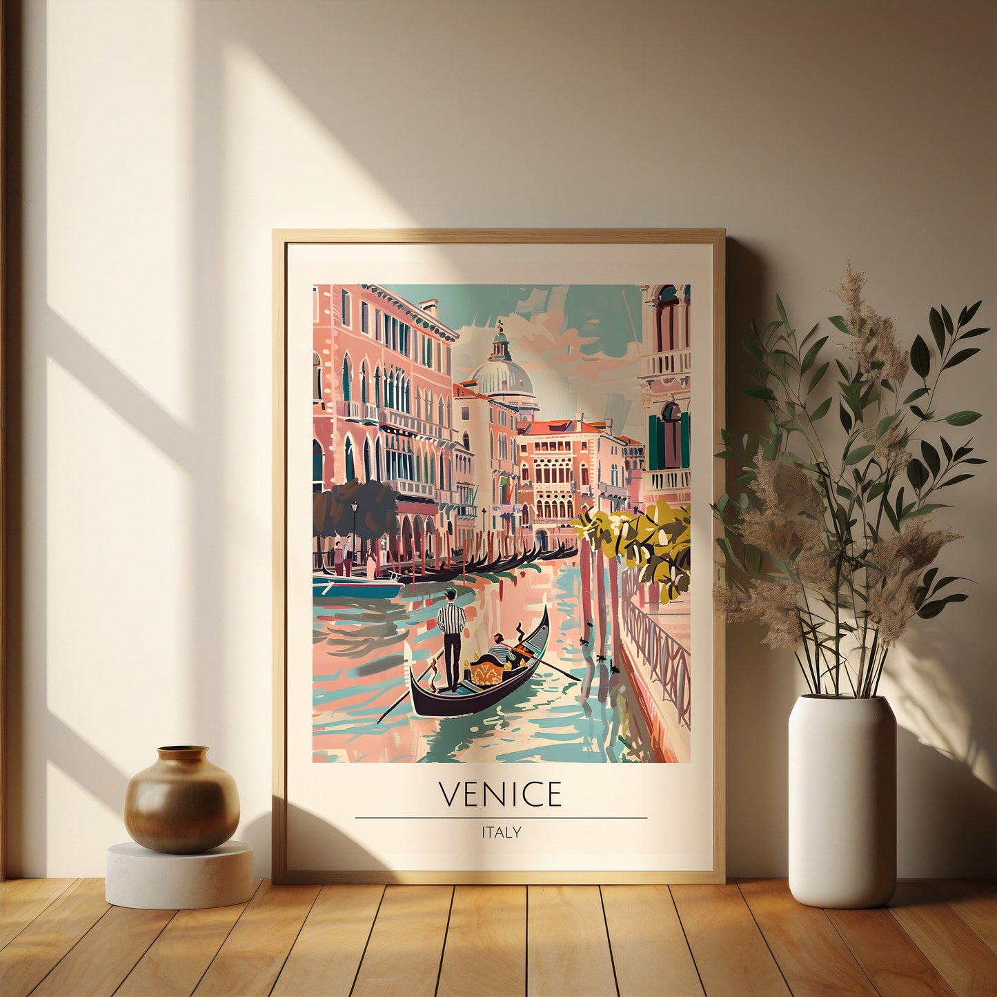 Venice watercolour style city prints