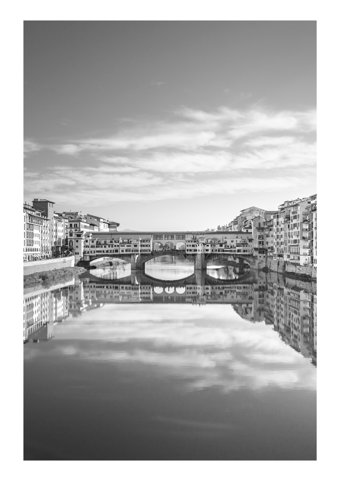 Set of 3 Florence black and white posters