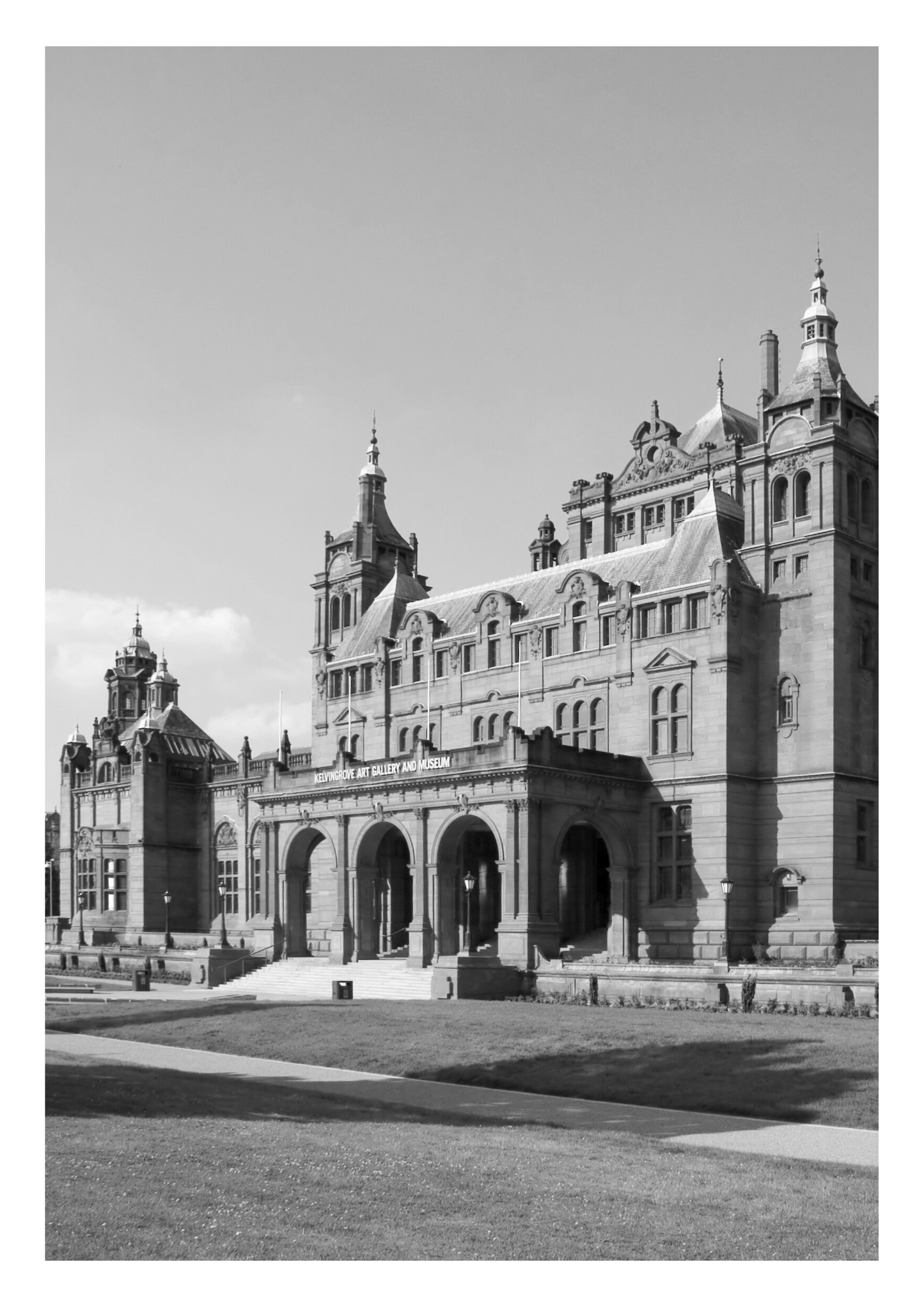 Set of 3 Glasgow city prints