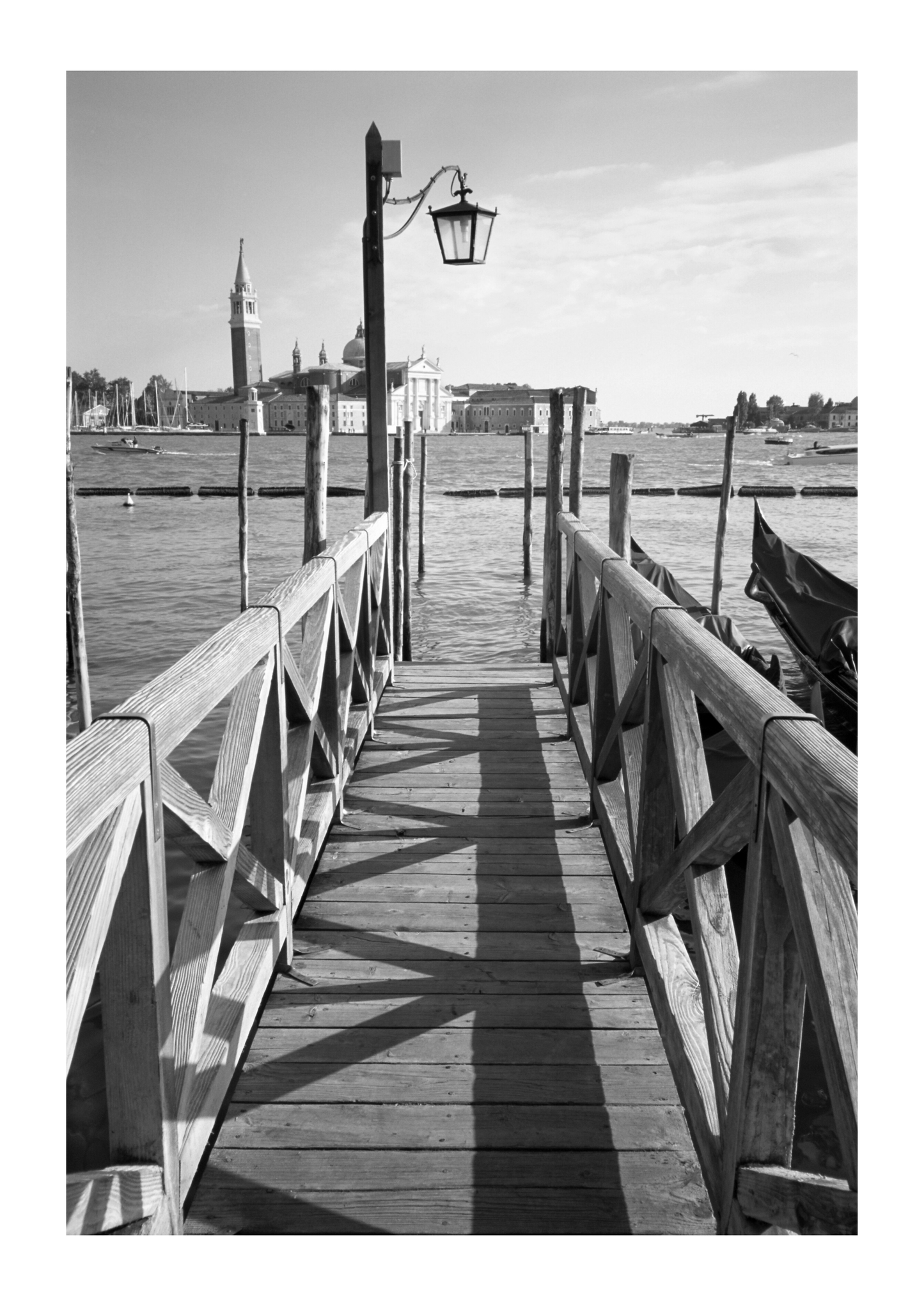 Set of 3 Italy black and white prints