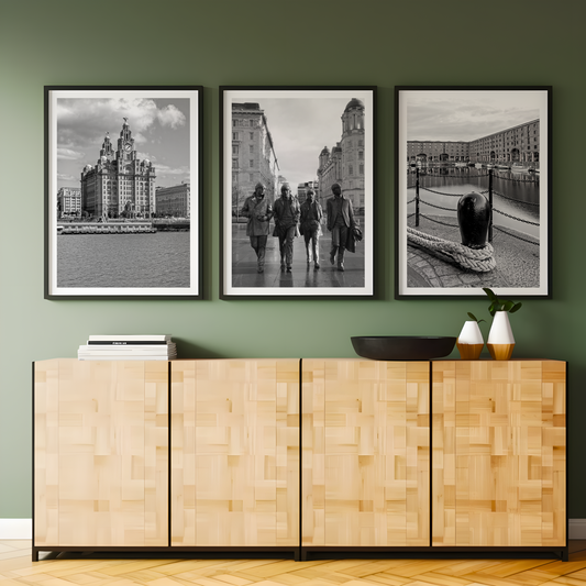 Set of 3 Liverpool city prints