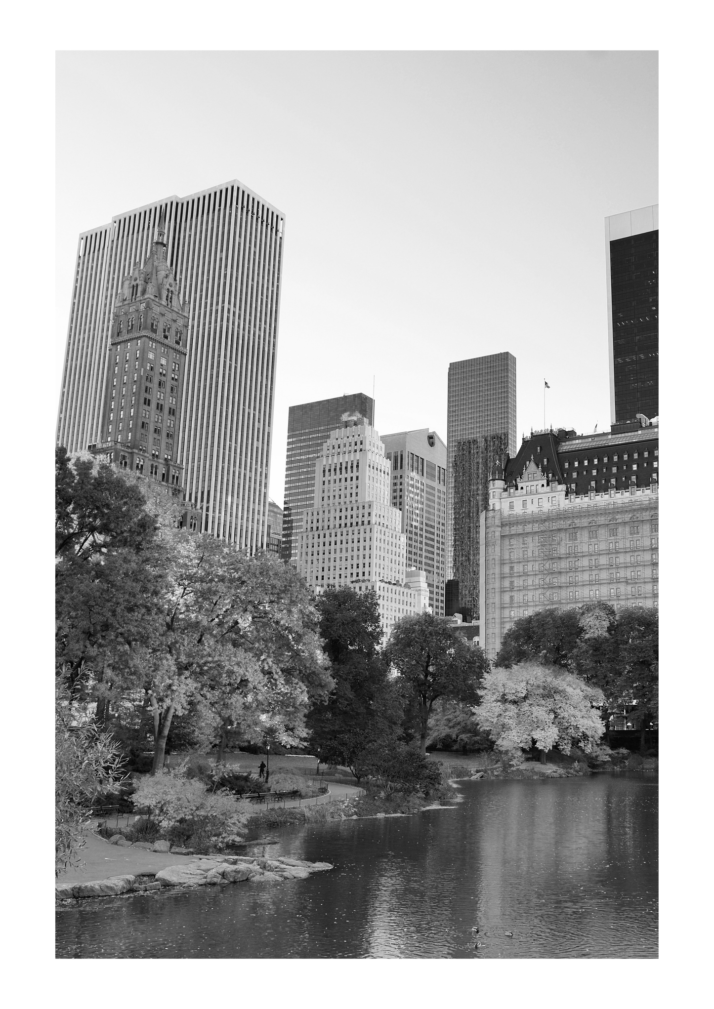 Set of 3 New York City black and white posters