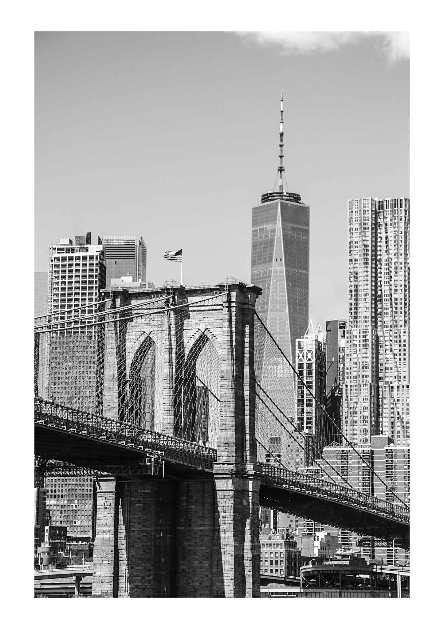 Set of 3 New York City black and white posters