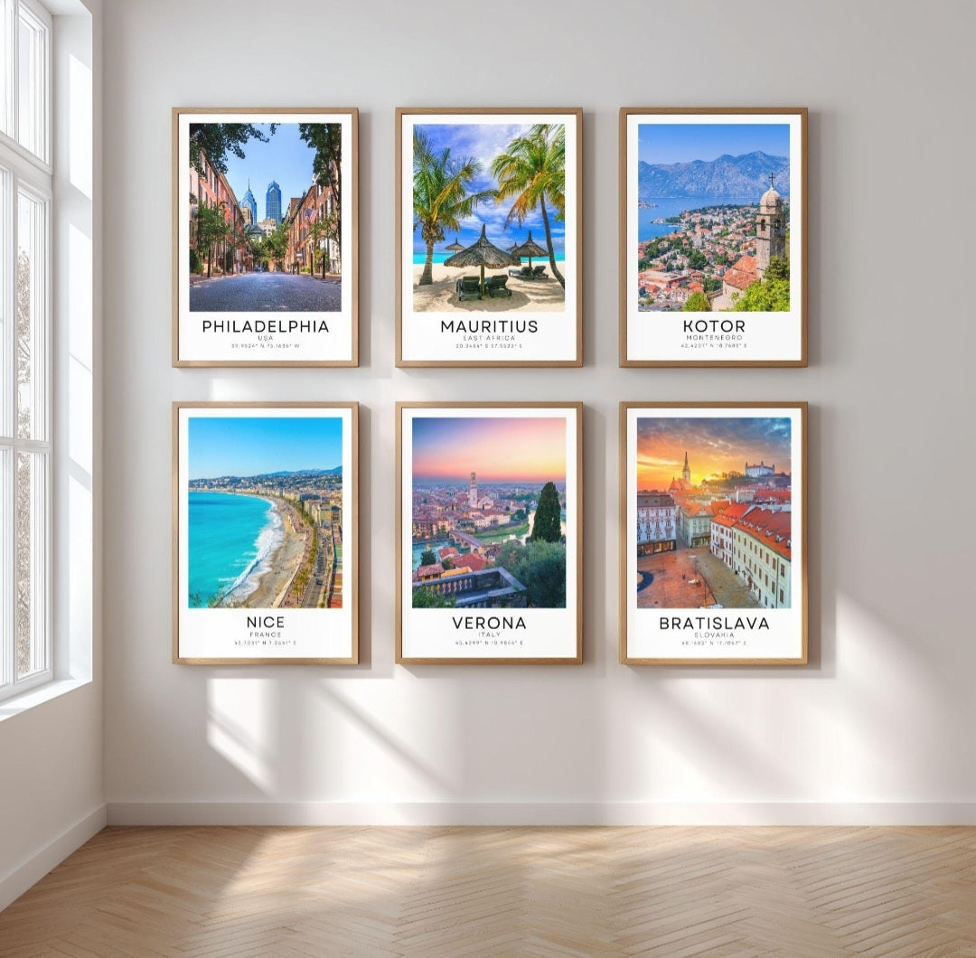 Colour travel posters - Any city!