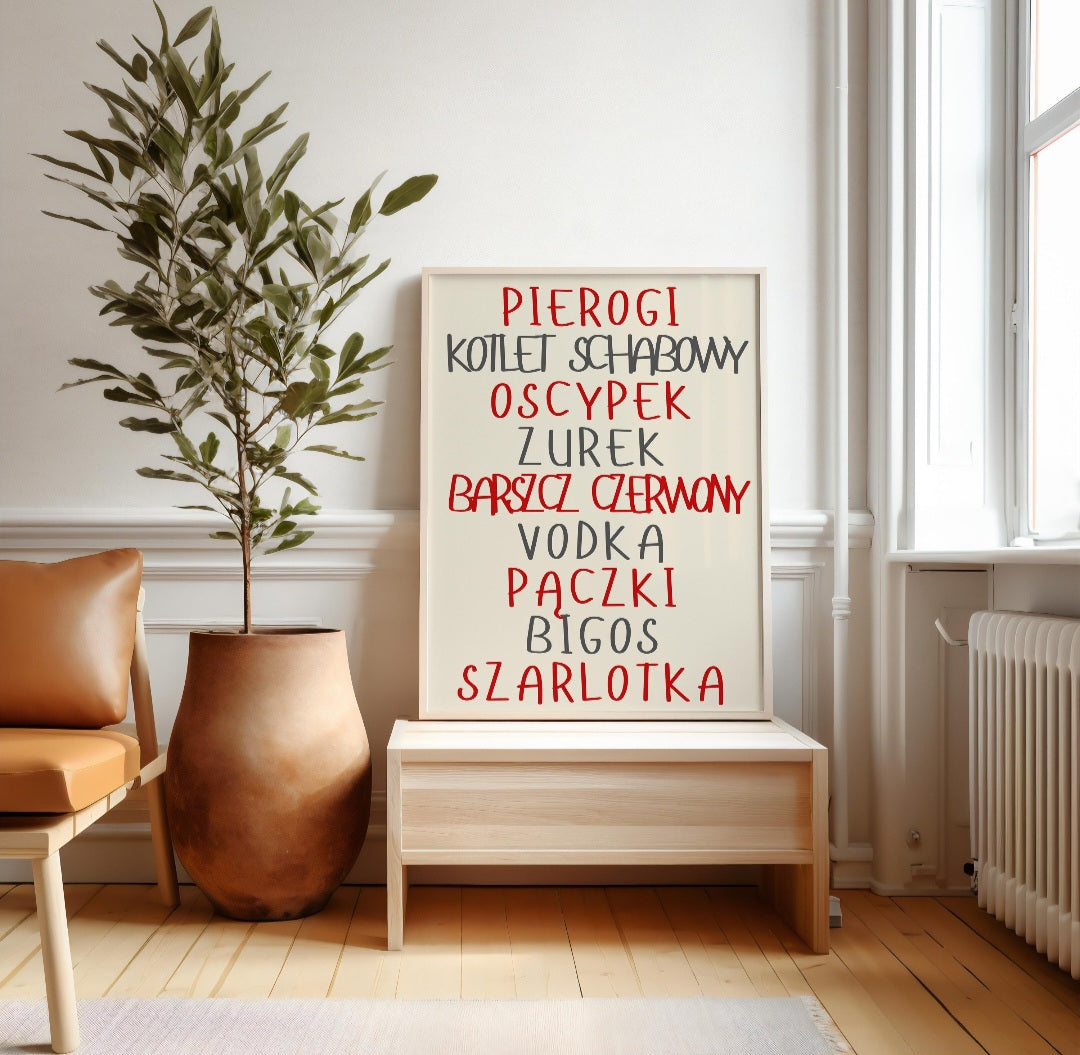 World cuisine food posters - any country.