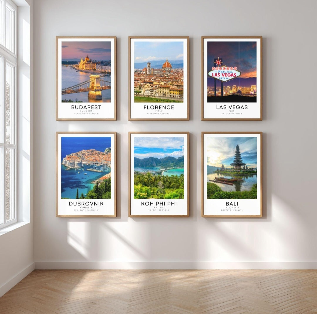 Colour travel posters - Any city!