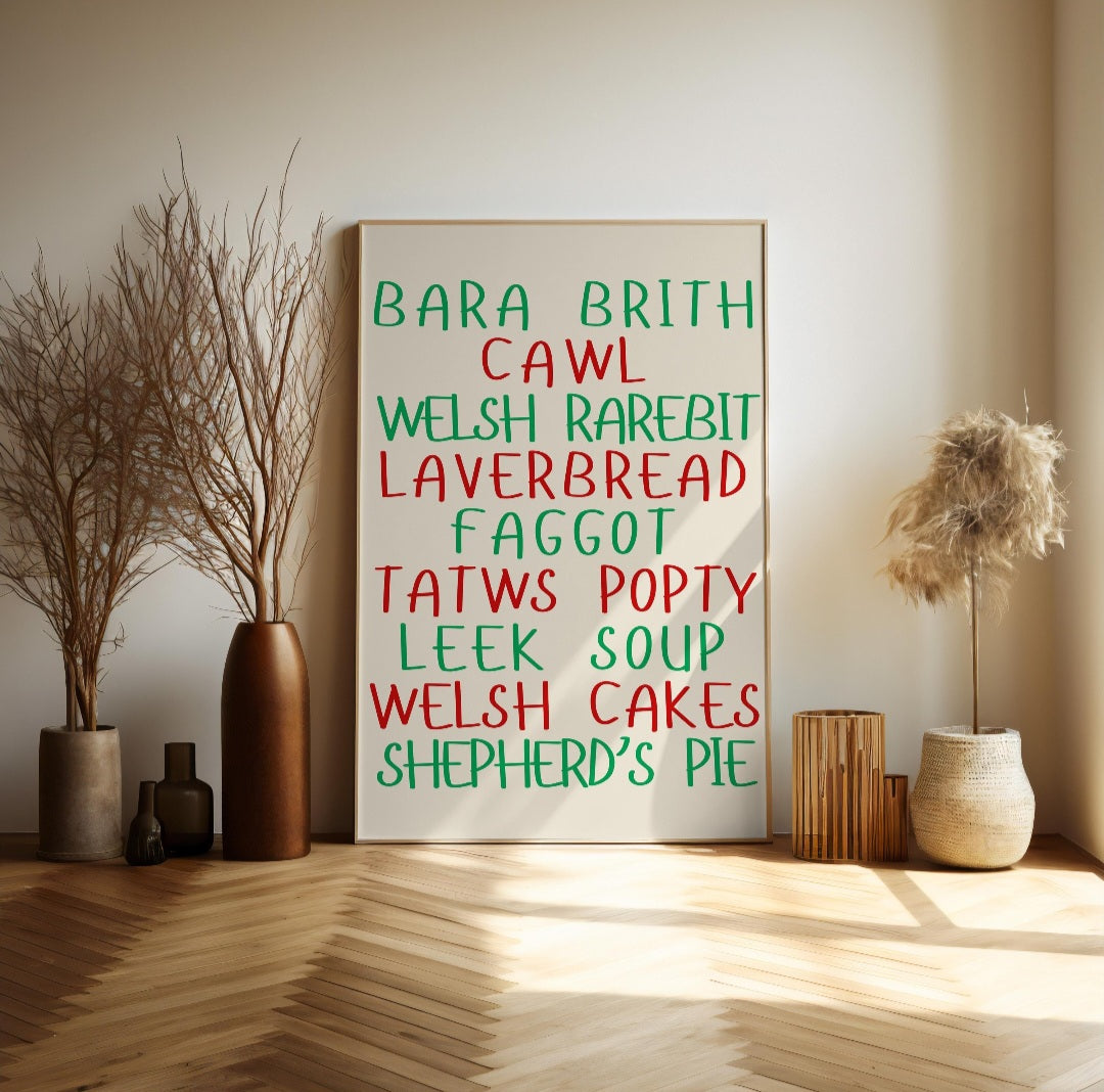World cuisine food posters - any country.