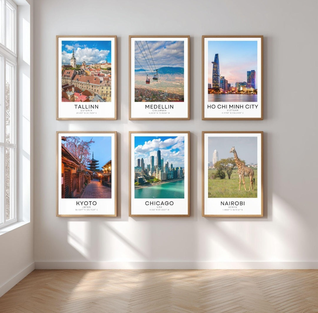 Colour travel posters - Any city!