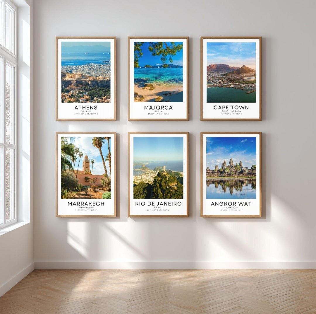 Colour travel posters - Any city!