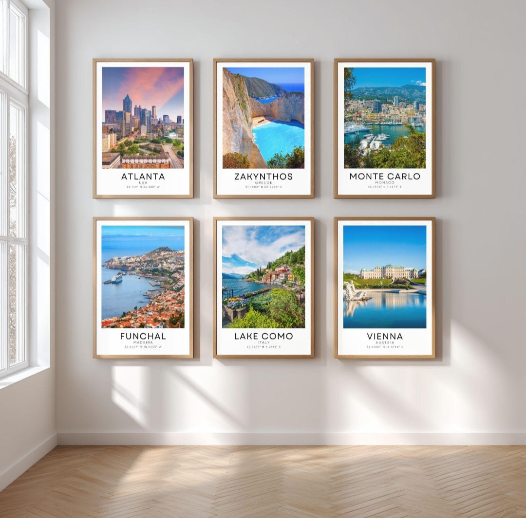 Colour travel posters - Any city!