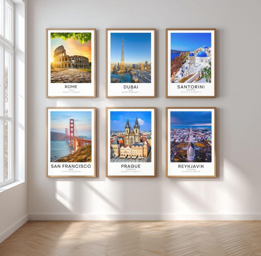 Colour travel posters - Any city!