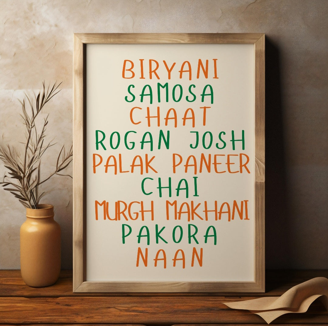 World cuisine food posters - any country.