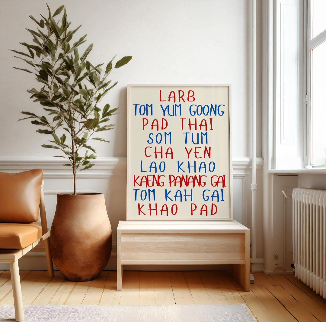 World cuisine food posters - any country.