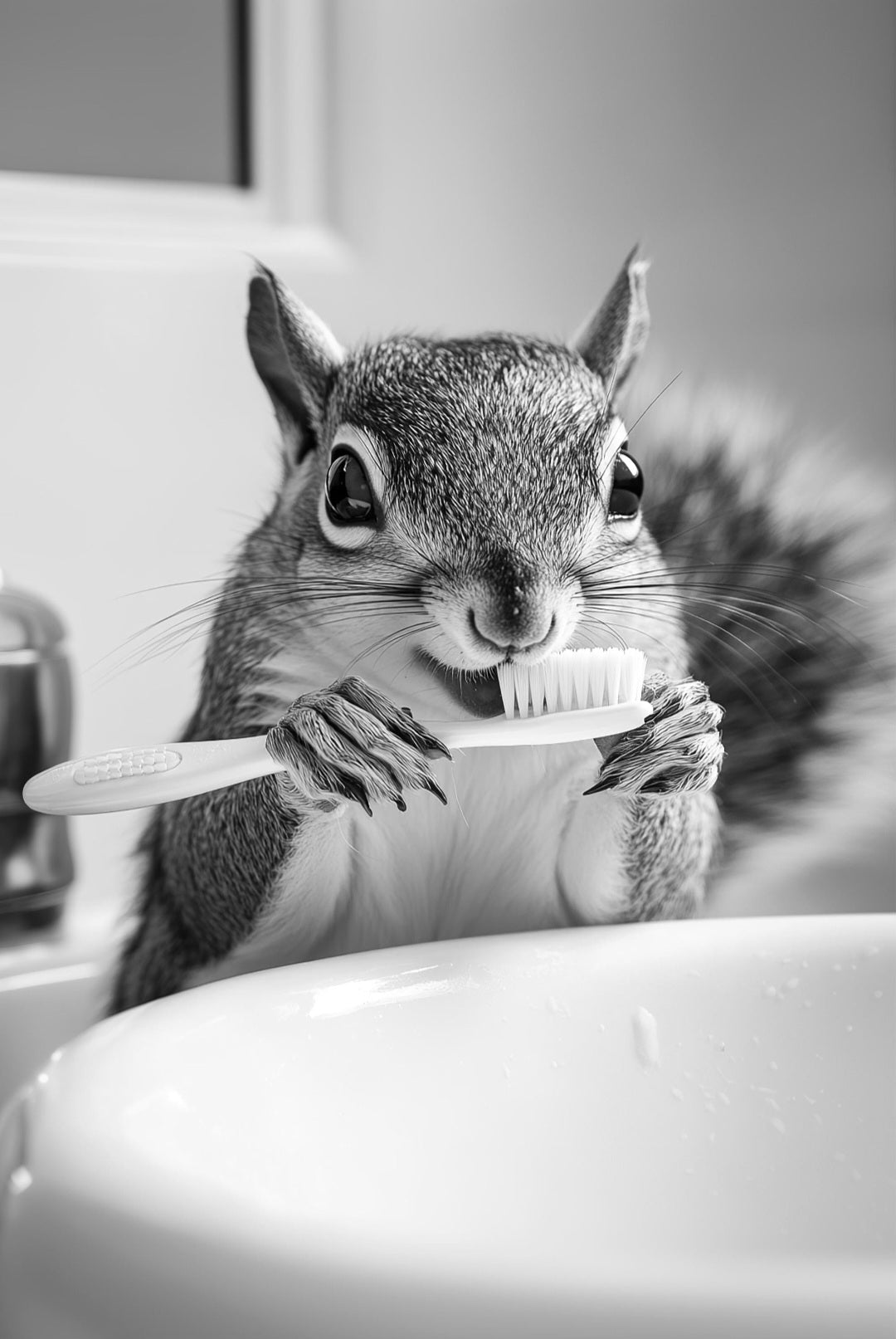 Animals brushing teeth posters. Choose from the animals displayed.