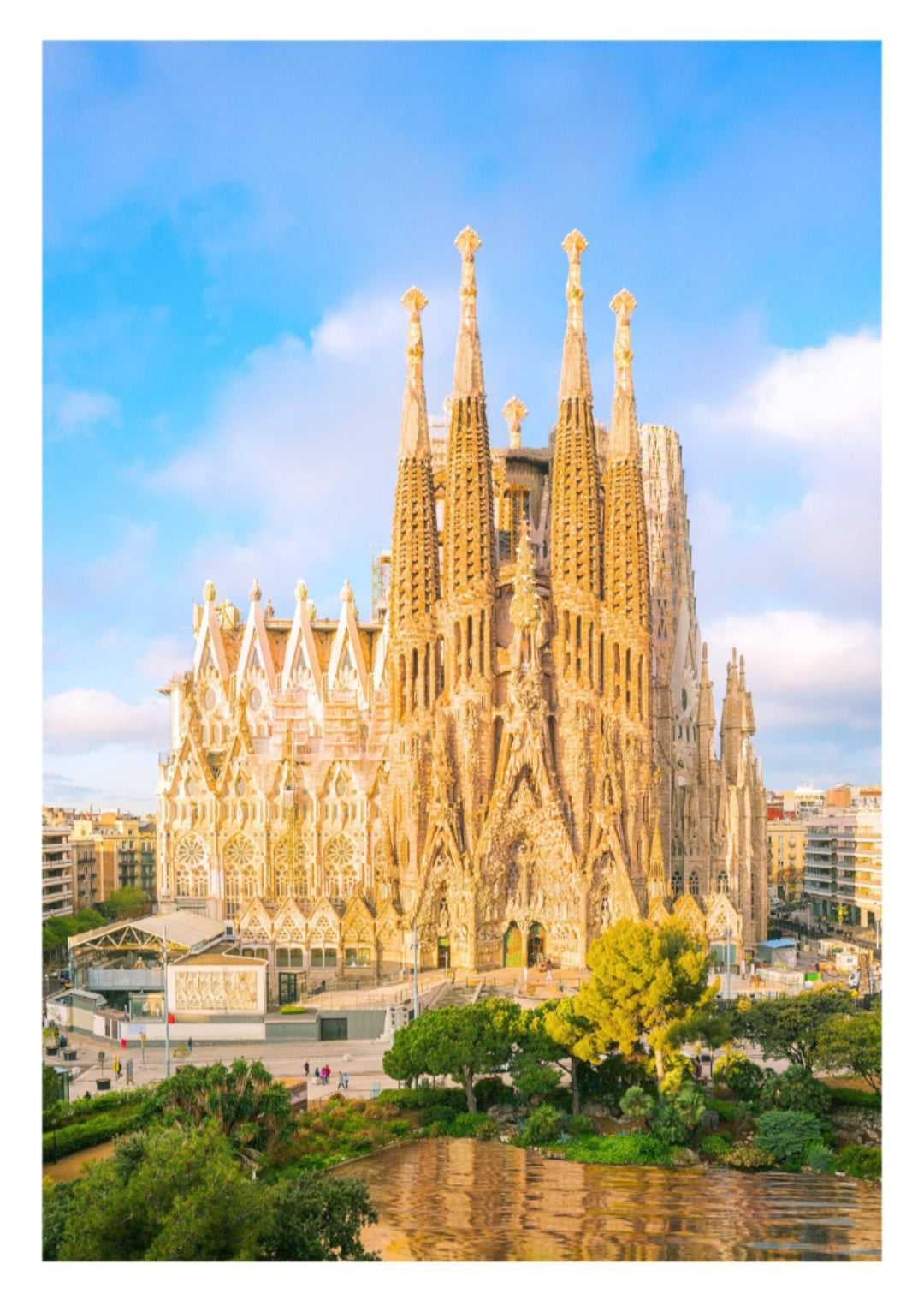 Set of 3 Barcelona city prints