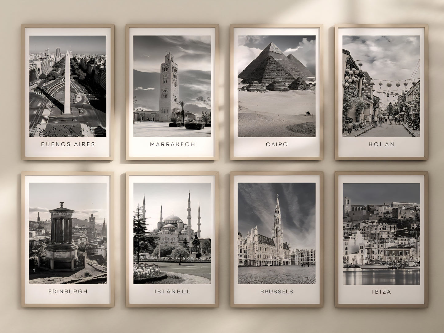 Set of 2 Travel prints - Any city!