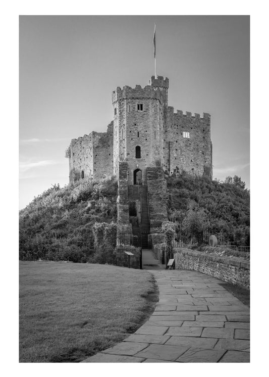 Set of 3 Cardiff black and white prints