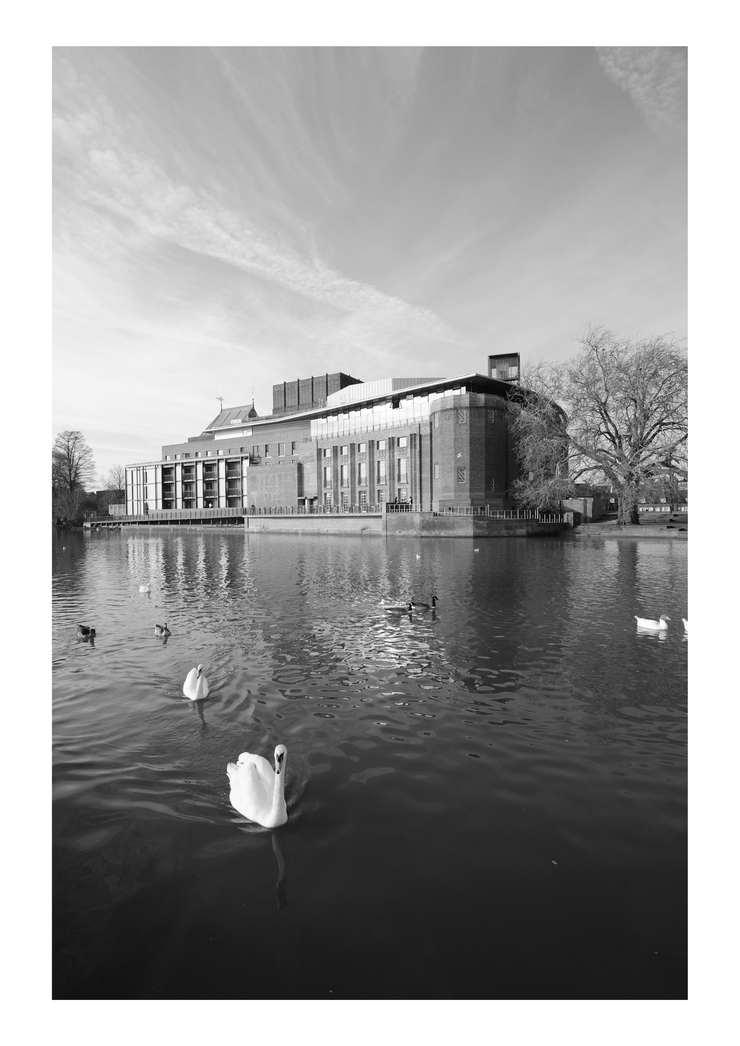 Set of 3 Stratford upon Avon black and white prints
