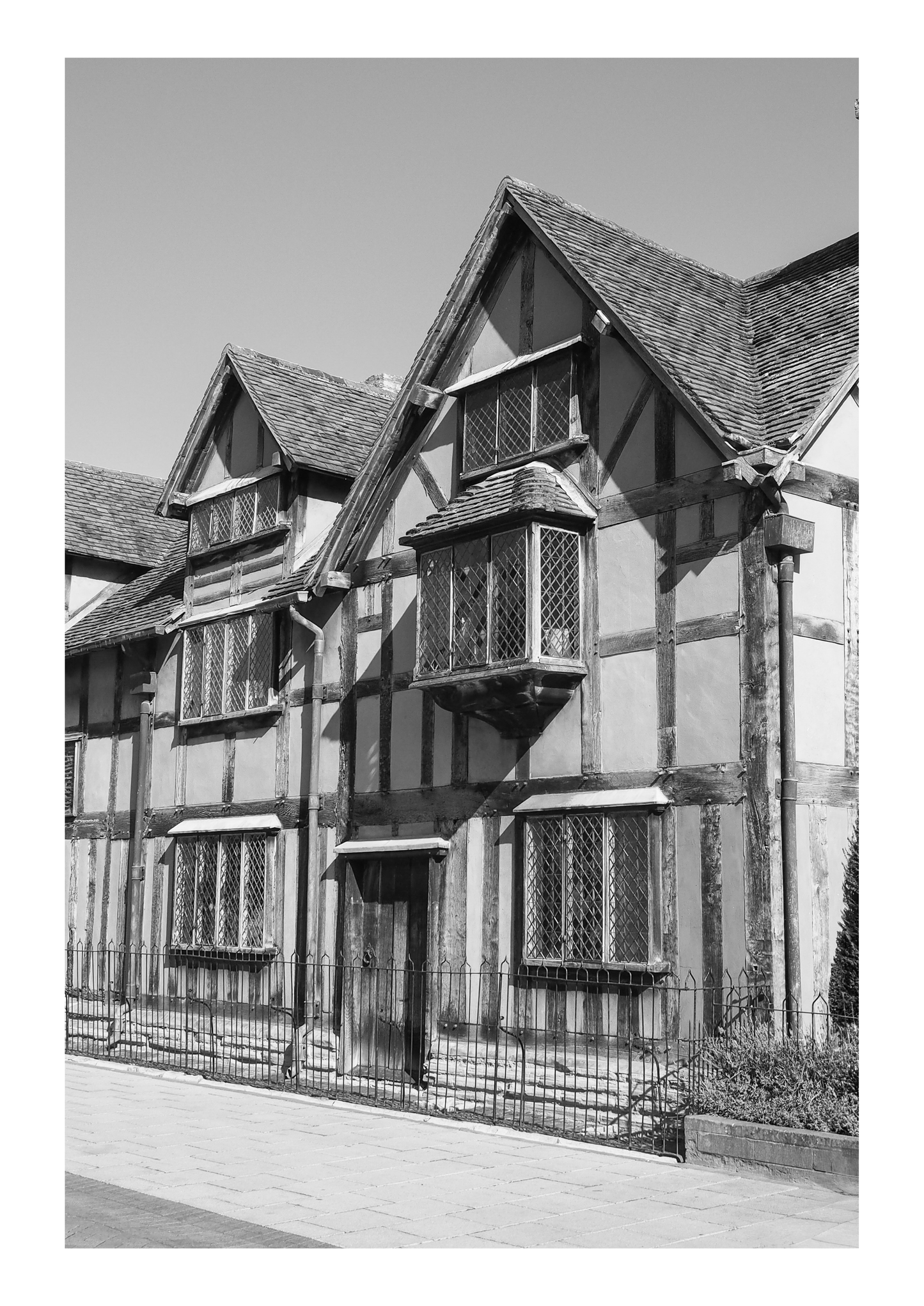 Set of 3 Stratford upon Avon black and white prints